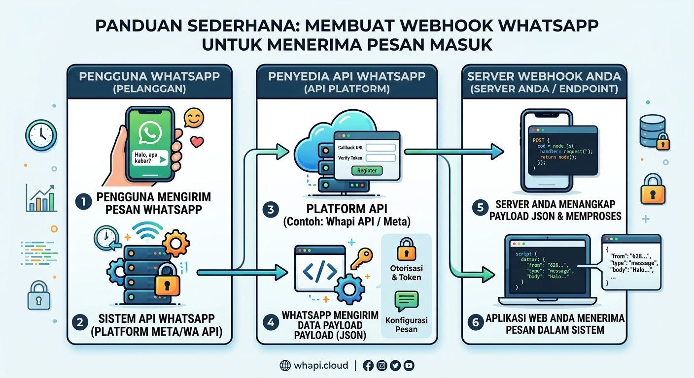 Cara Membuat Webhook WhatsApp untuk Menerima Pesan Masuk