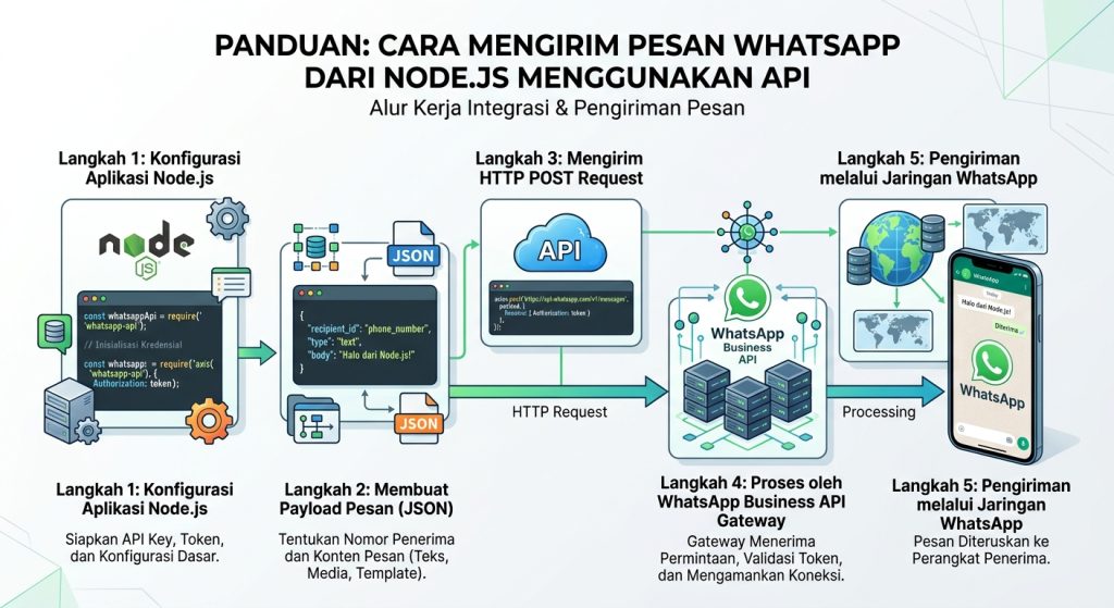 Cara Mengirim Pesan WhatsApp dari Node.js Menggunakan API