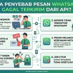 Apa Penyebab Pesan WhatsApp Gagal Terkirim dari API