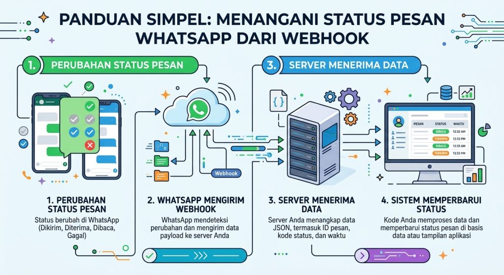 Cara Menangani Status Pesan WhatsApp dari Webhook