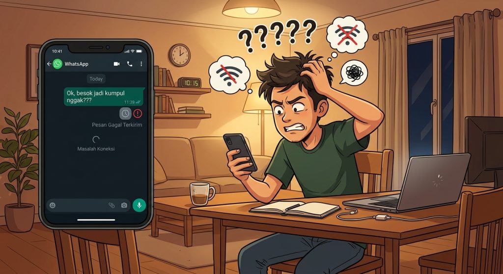 Cara Mengatasi Pesan WhatsApp Gagal Terkirim